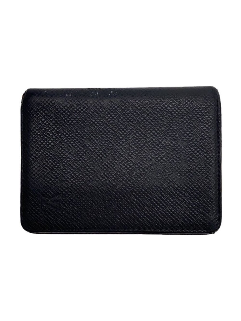 LOUIS VUITTON Card Case Wallet Black